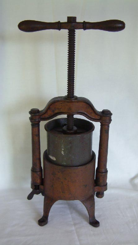 antique cast iron juicer